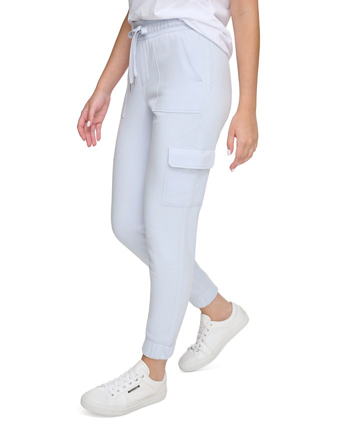 Calvin Klein Women s Slim Fit Drawstring Cargo Joggers Macy s
