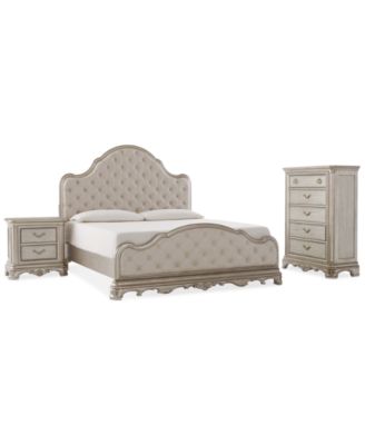 CLOSEOUT! Nicosa Bedroom 3pc Set (King Bed, Chest, Nightstand), Created for Macy's
