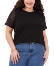 Macys plus size tops sale sale