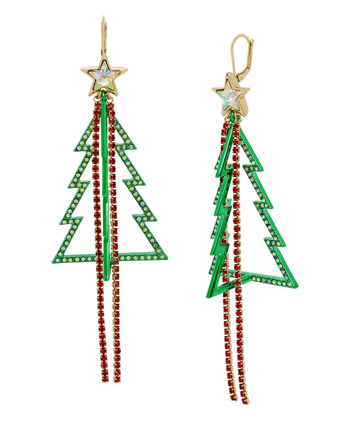 Betsey johnson christmas earrings new arrivals