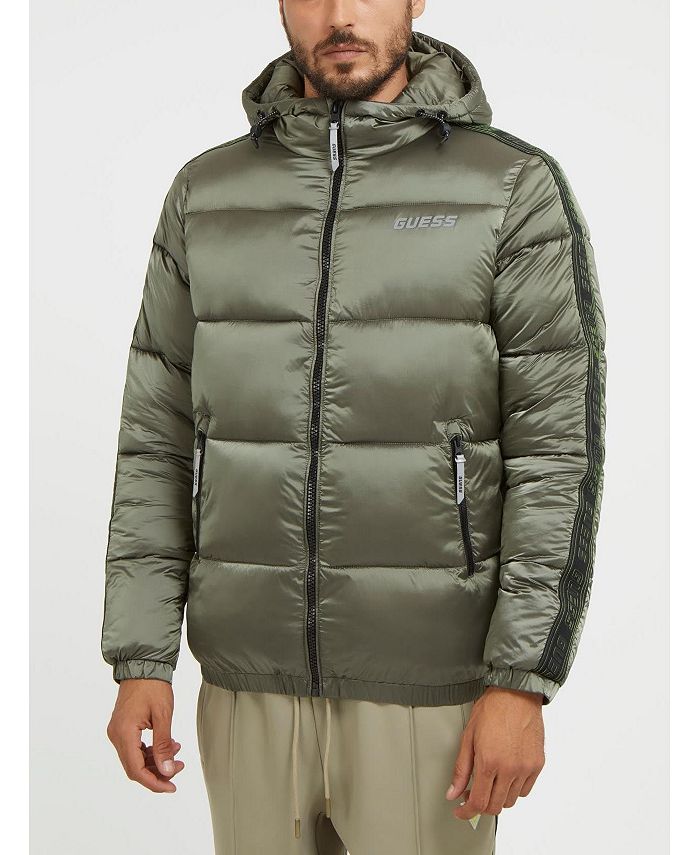 GUESS Men's Byrnie Padded Puffer Jacket - Macy's