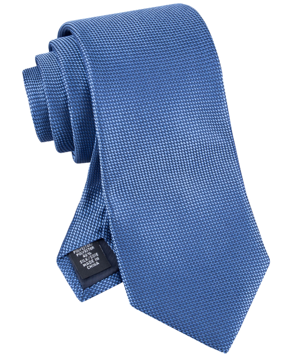 Tommy Hilfiger Men's Basket Weave Solid Tie In Navy,blue