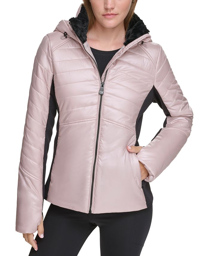 Calvin klein coat womens macys clearance