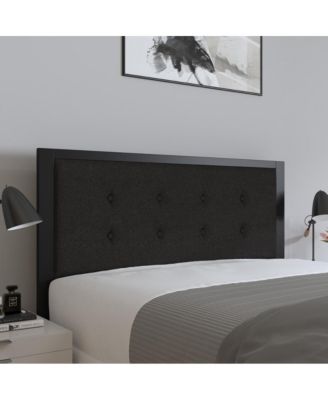 Camden Full Headboard Upholstered Button Tufted Headboard With Metal Frame And Adjustable Rail Slots