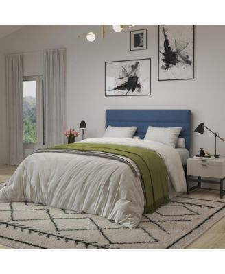 Coppola Queen size Metal Frame Tufted Upholstery And Powder Coated Headboard