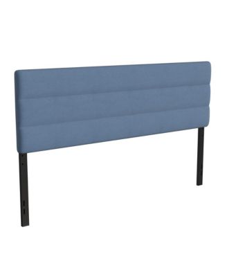 Coppola King Headboard With Tufted Upholstery And Powder Coated Metal Frame