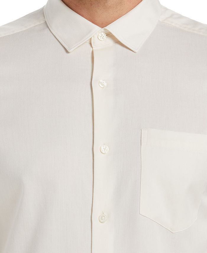 Perry Ellis Men's Untucked SlimFit Twill LongSleeve Shirt Macy's