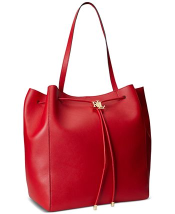 Macys ralph lauren bucket bag on sale