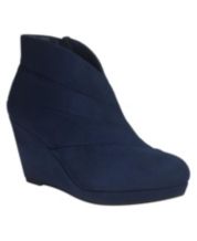 Macys navy blue boots shop