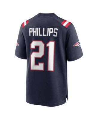 Men's Adrian Phillips Navy New England Patriots Game Jersey