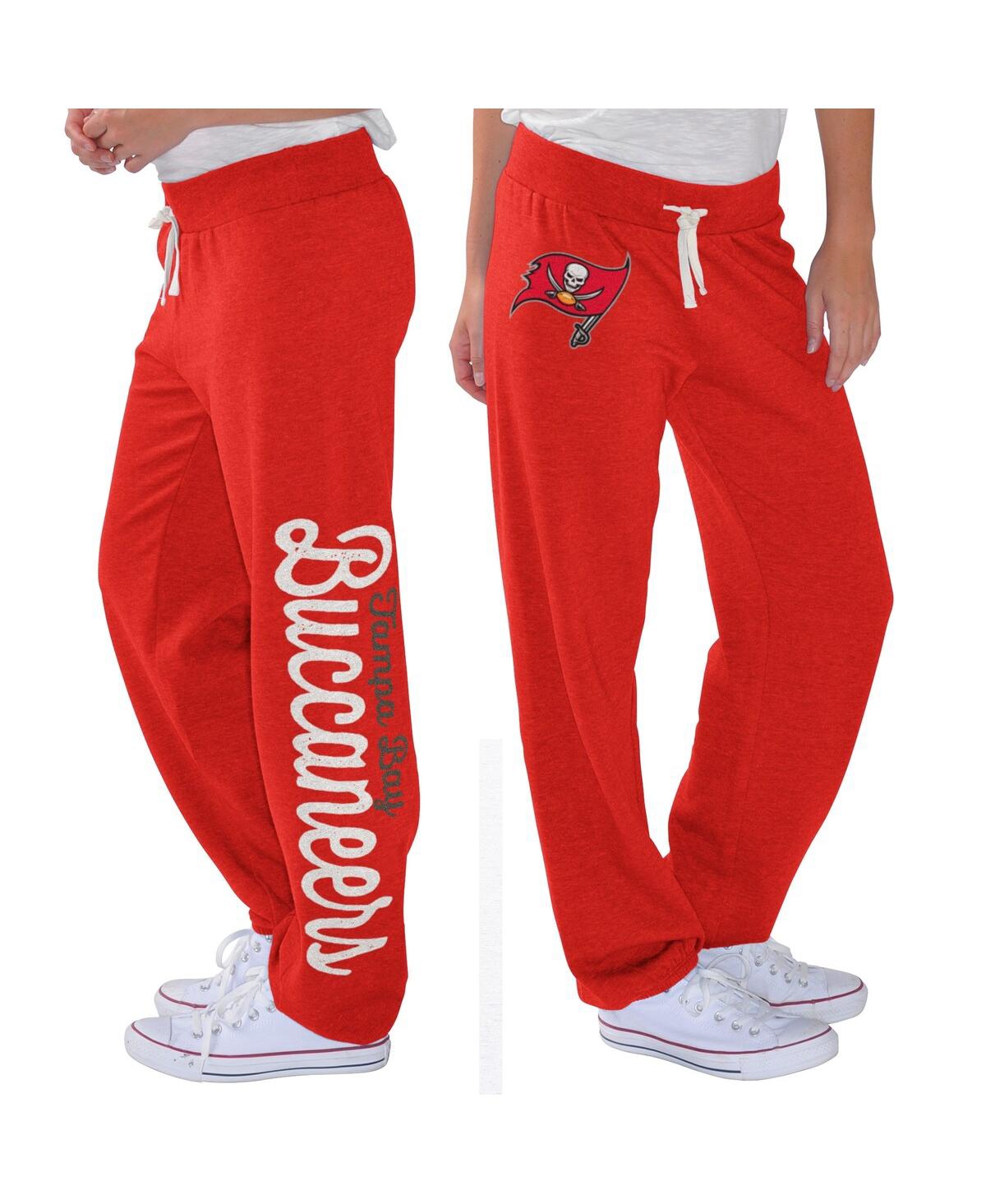 Shop G-iii 4her By Carl Banks Women's  Red Tampa Bay Buccaneers Scrimmage Fleece Pants