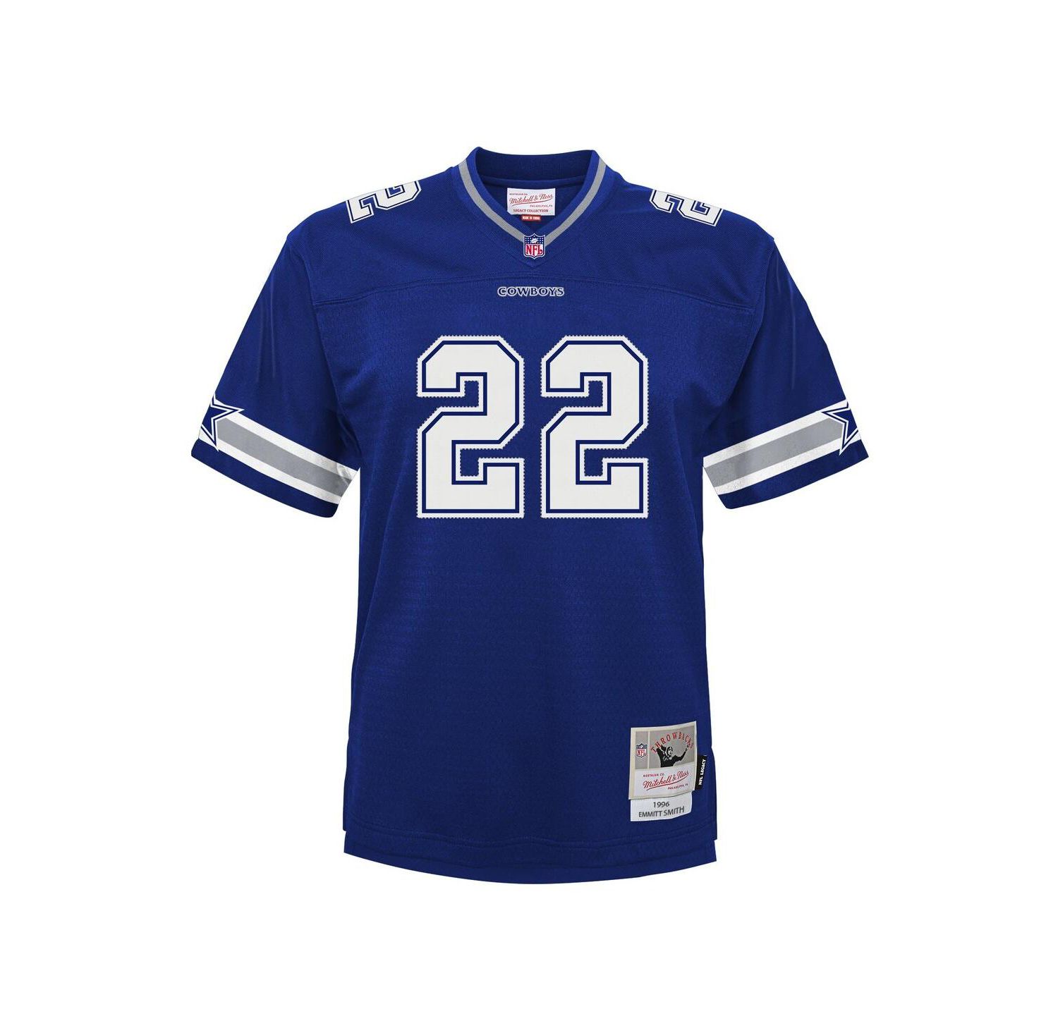 Men's Emmitt Smith Navy Dallas Cowboys Big and Tall 1996 Legacy Retired Player Jersey