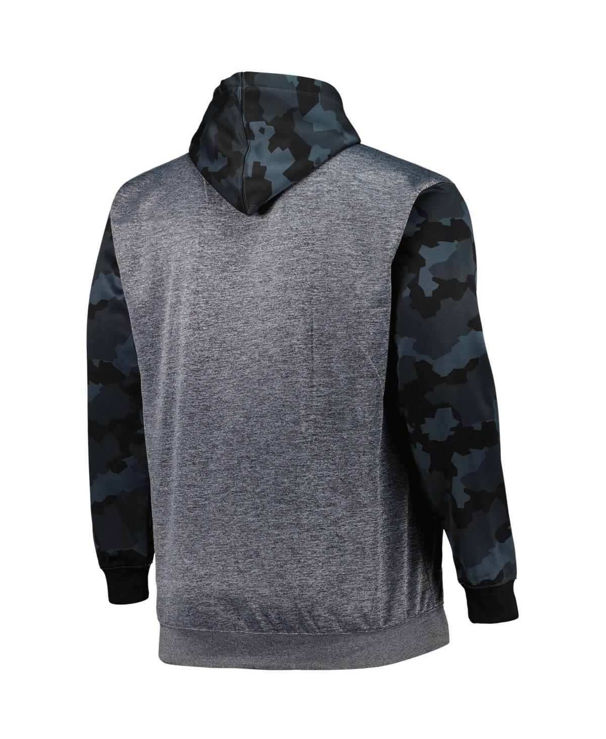 Men's FanaticsAtlanta Falcons Big and Tall Camo Pullover Hoodie - Heather Charcoal