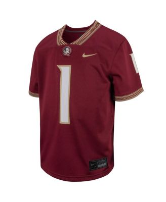 Big Boys #1 Garnet Florida State Seminoles Football Game Jersey