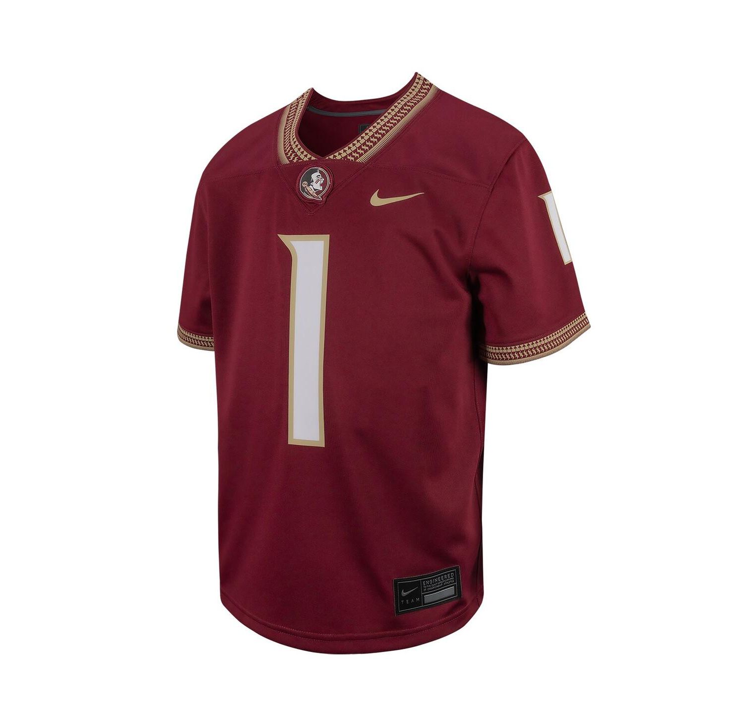 Big Boys #1 Garnet Florida State Seminoles Football Game Jersey