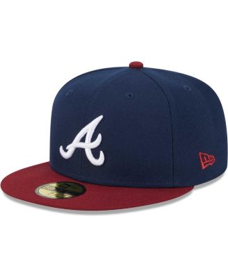 New Era 59Fifty MLB Basic Atlanta Braves Fitted Scarlet Red Headwear Cap  (7) : : Sports & Outdoors