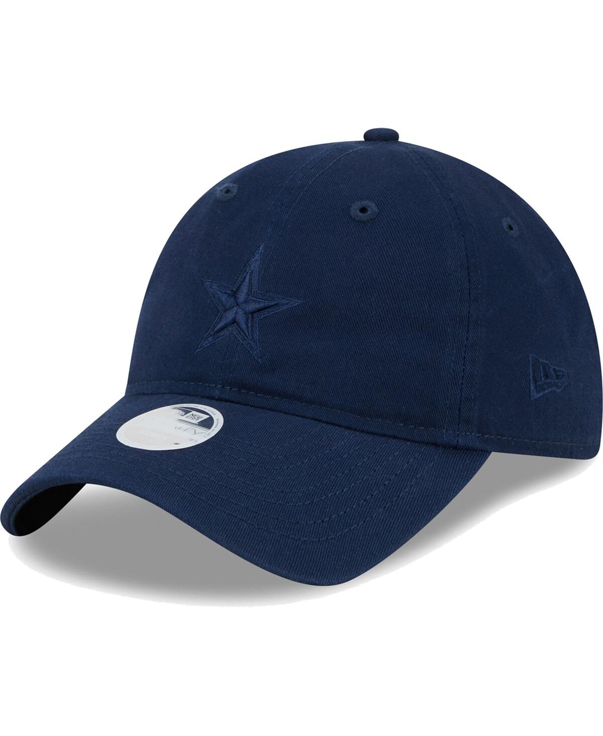 New Era Women's  Navy Atlanta Braves Color Pack 9twenty Adjustable Hat