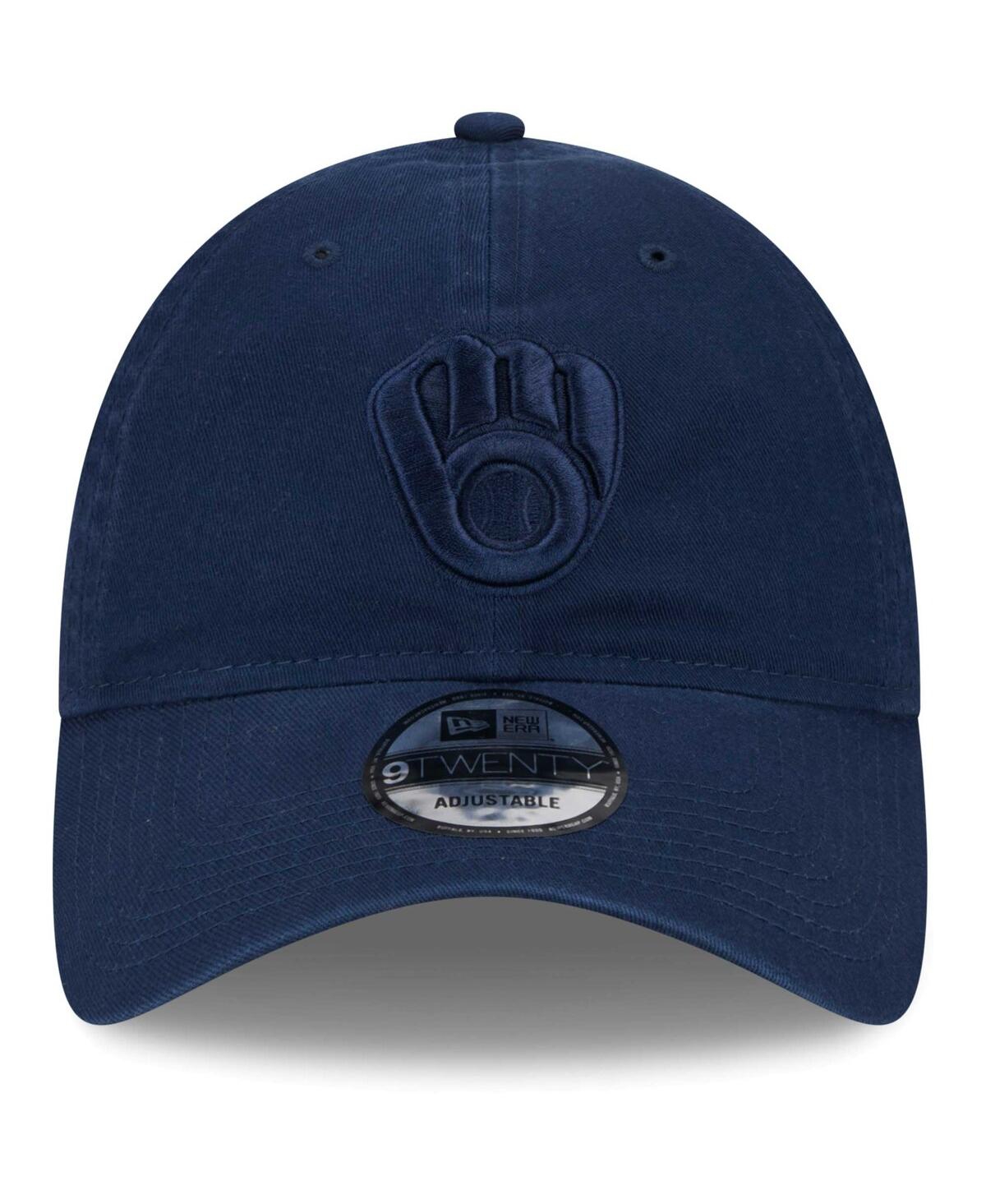 Men's New EraMilwaukee Brewers Color Pack 9TWENTY Adjustable Hat - Navy