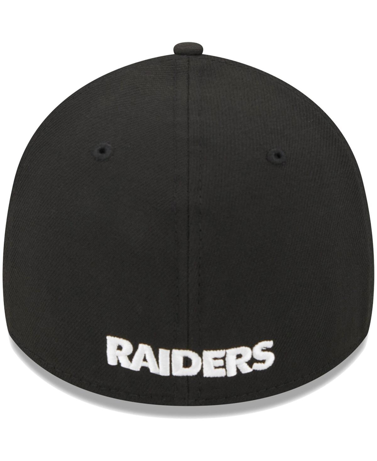 Men's New EraLas Vegas Raiders Main 39THIRTY Flex Hat - Black