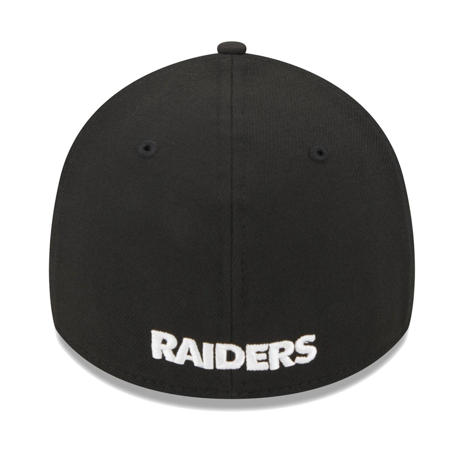 Men's Black Las Vegas Raiders Main 39THIRTY Flex Hat