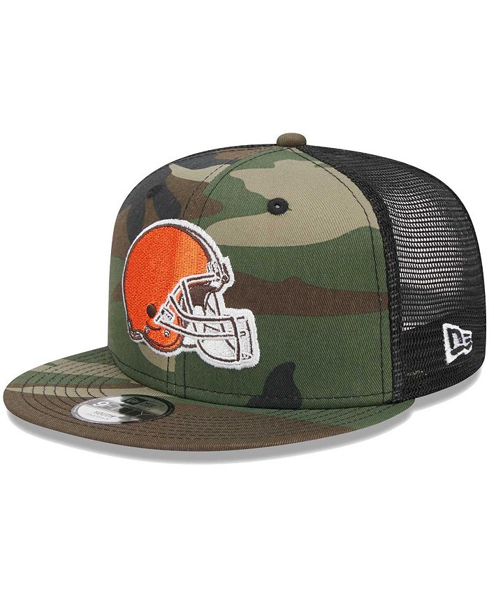 New Era Big Boys and Girls Camo Cleveland Browns Main Trucker 9FIFTY  Snapback Hat - Macy's