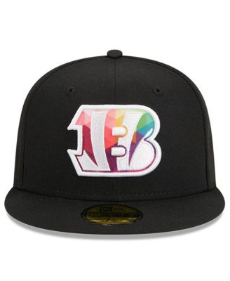 Men's Black Cincinnati Bengals 2023 NFL Crucial Catch 59FIFTY Fitted Hat