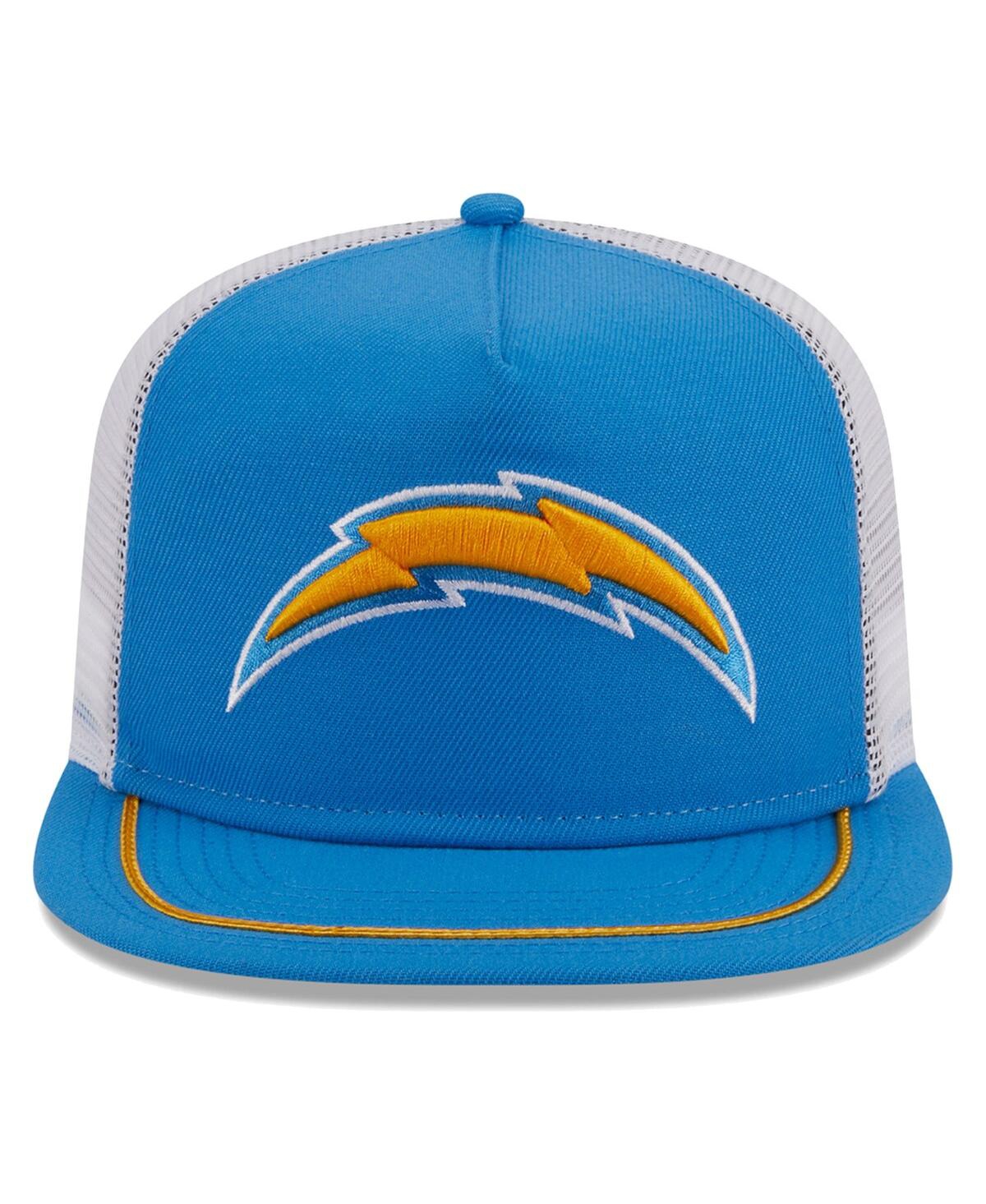 Men's New Era Powder White Los Angeles Chargers Original Classic Golfer Adjustable Hat - White
