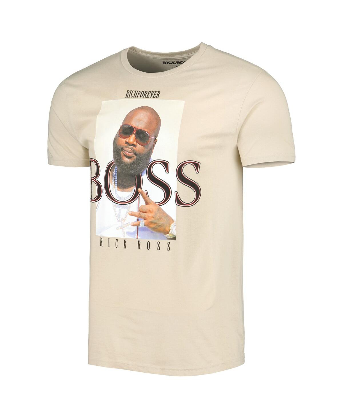 Philcos Men's And Women's Tan Rick Ross Graphic T-shirt In Tan