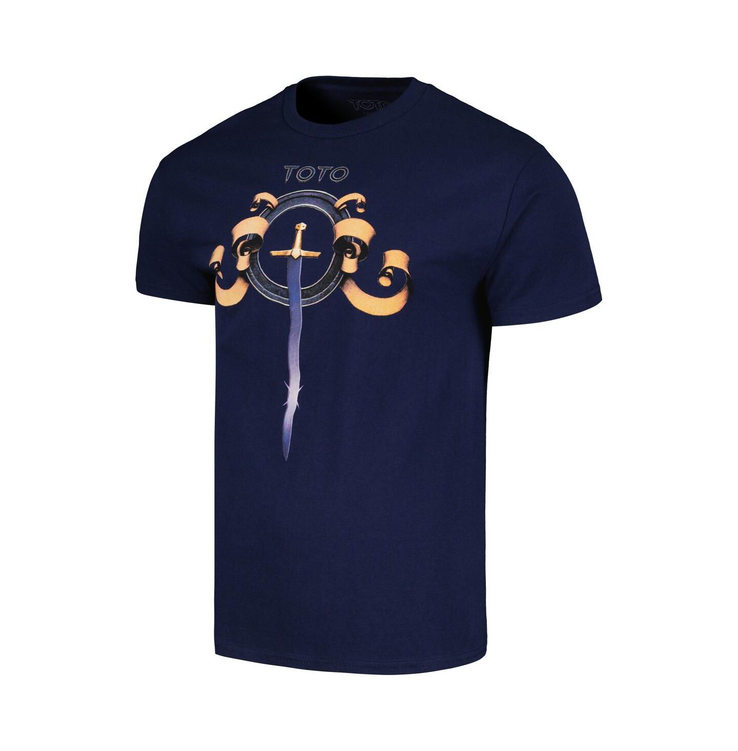 Мужская футболка Manhead Merch Navy Toto Self Titled Sword Graphic — фото 2
