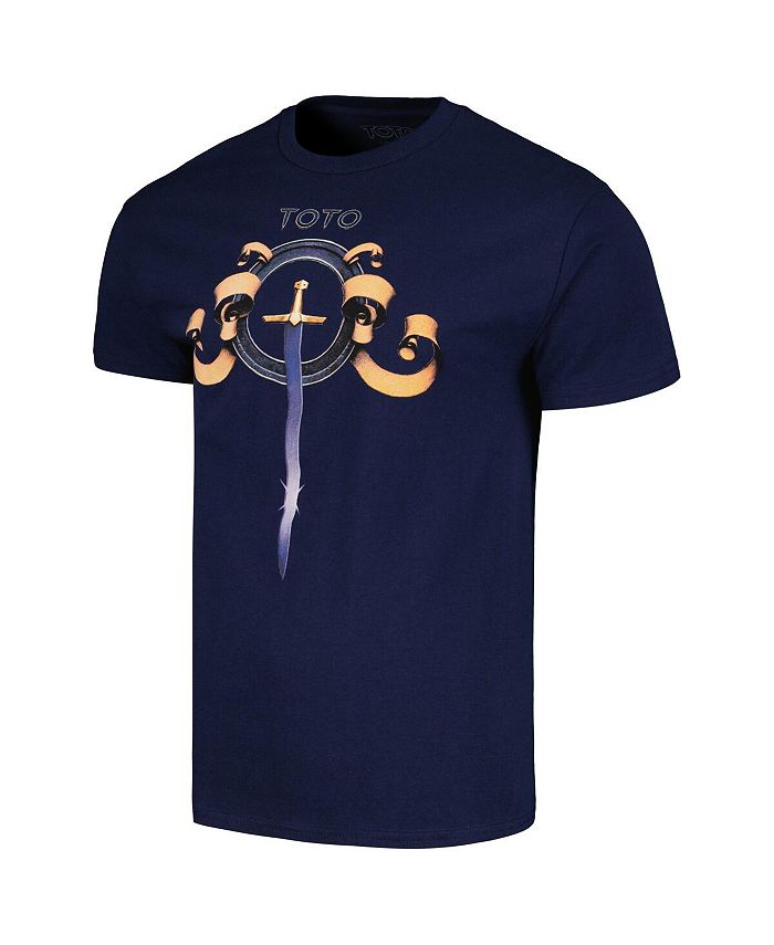 Manhead Merch Men's Navy Toto Self Titled Sword Graphic T-shirt - Macy's