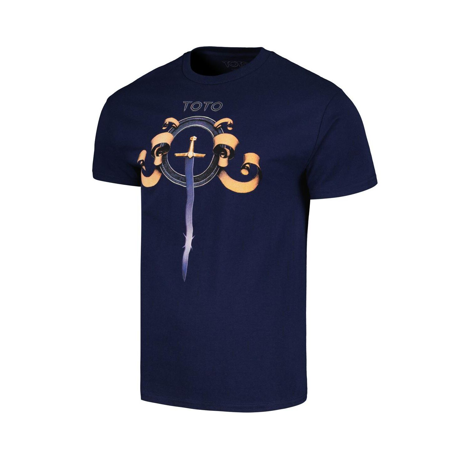 Men's Navy Toto Self Titled Sword Graphic T-shirt
