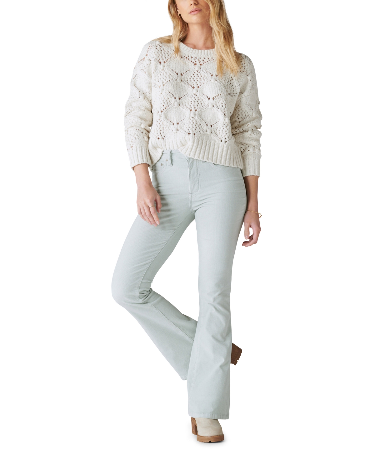 Lucky Brand Stevie High-Rise Flared Jeans