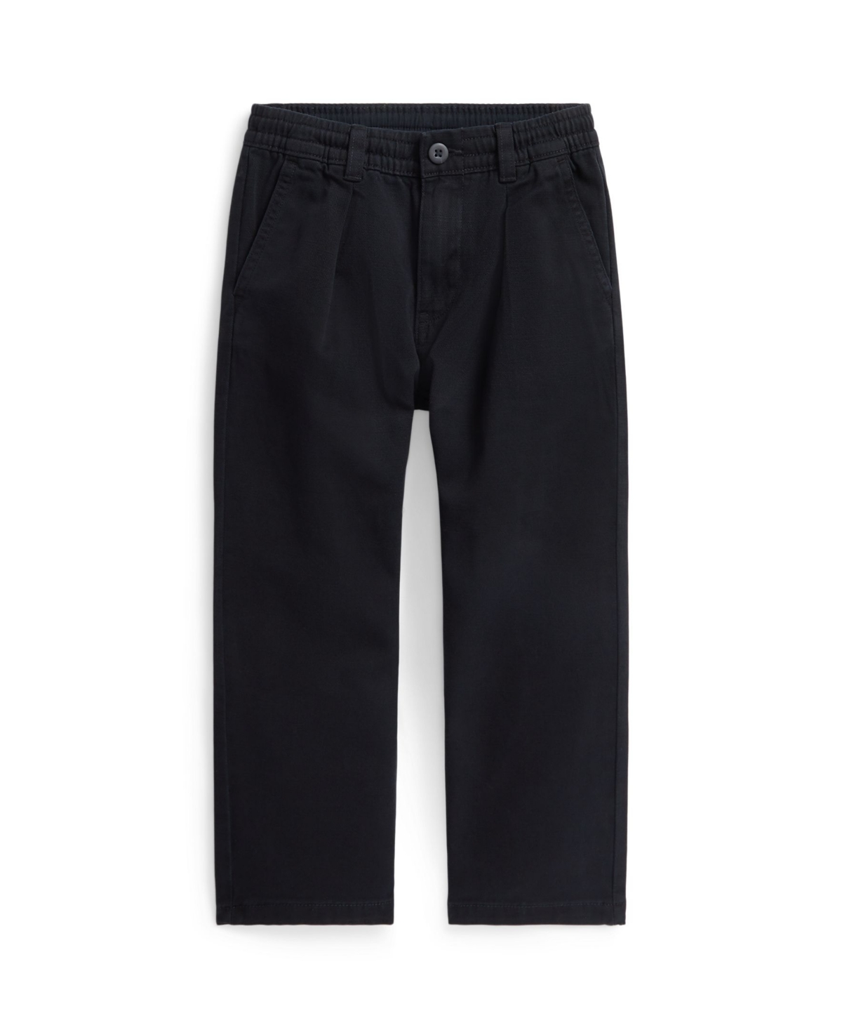 Shop Polo Ralph Lauren Toddler And Little Boys Cropped Cotton Twill Pants In Polo Black