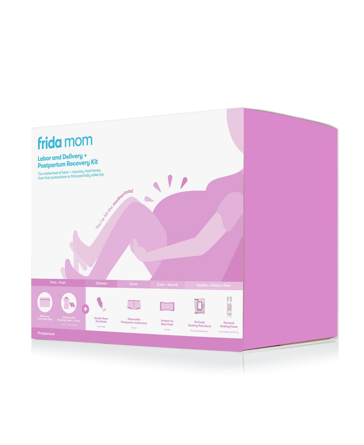 Shop Frida Baby Mom Labor And Delivery And Postpartum Recovery Kit In Pink