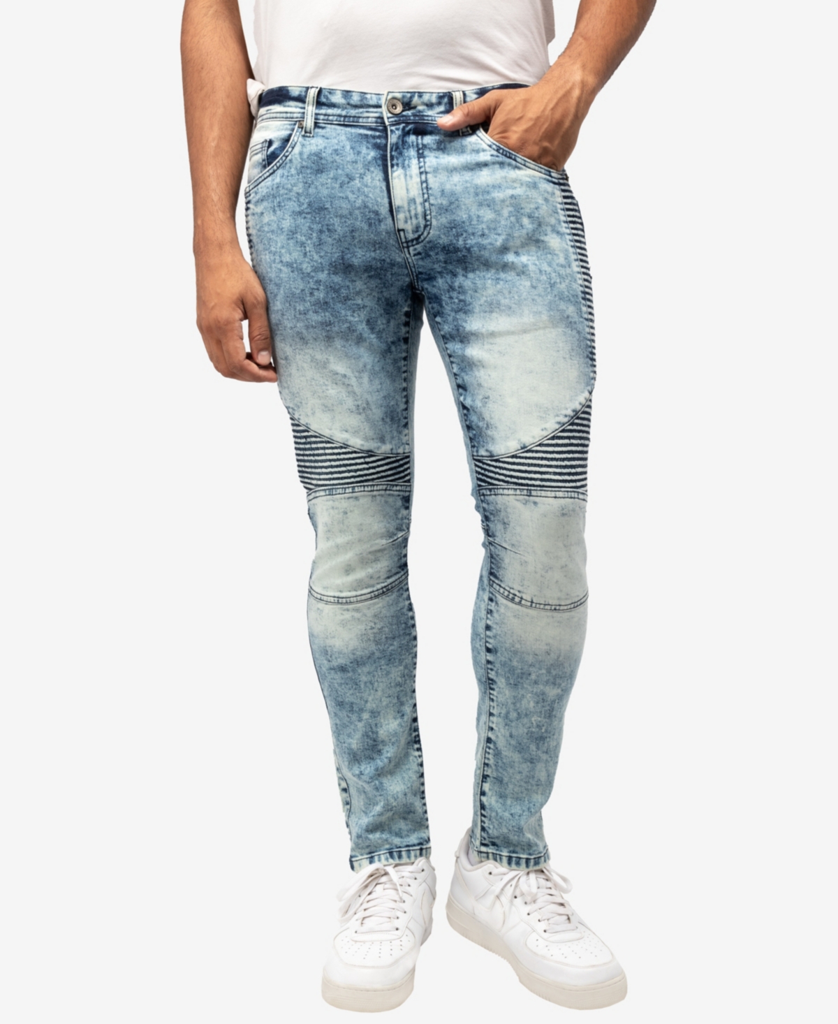 X-ray Men's Slim Stretch Jeans In Medium Blue