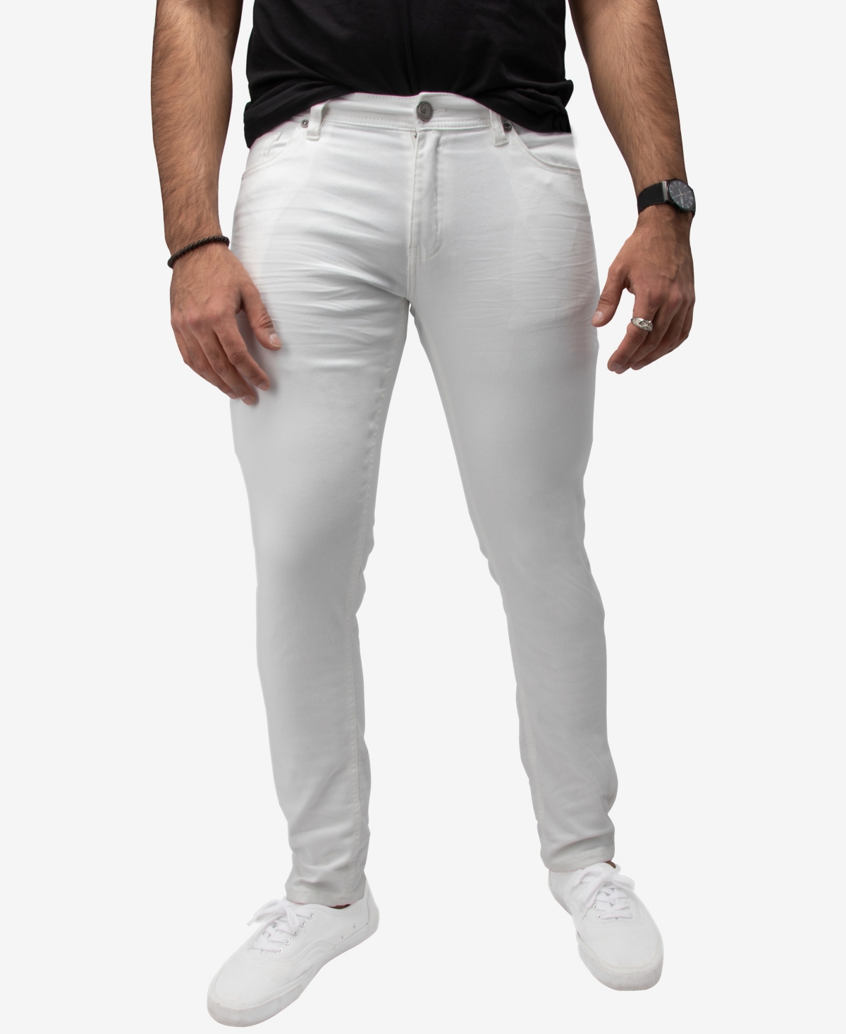 X-ray Commuter Stretch Cotton Blend Pants In Optic White