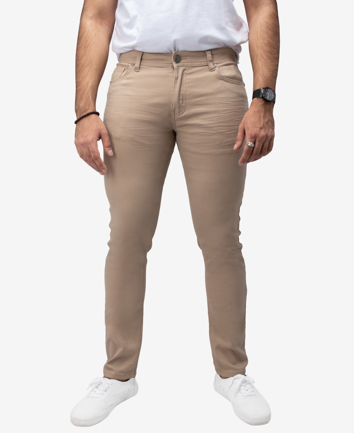 X-ray Men's Stretch Commuter Chino Pants In Stone