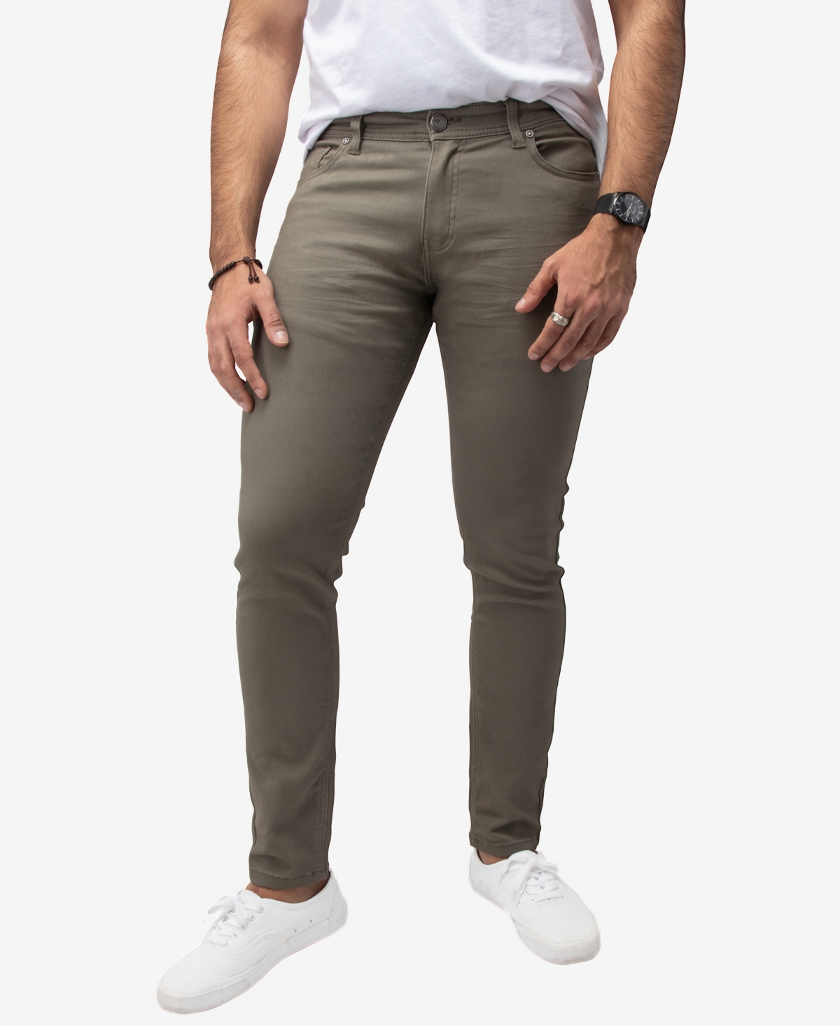 X-ray Men's Stretch Commuter Chino Pants In Light Green