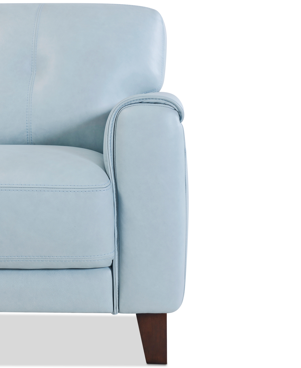Closeout! Ashlinn 84" Pastel Leather Sofa, Created for Macy's