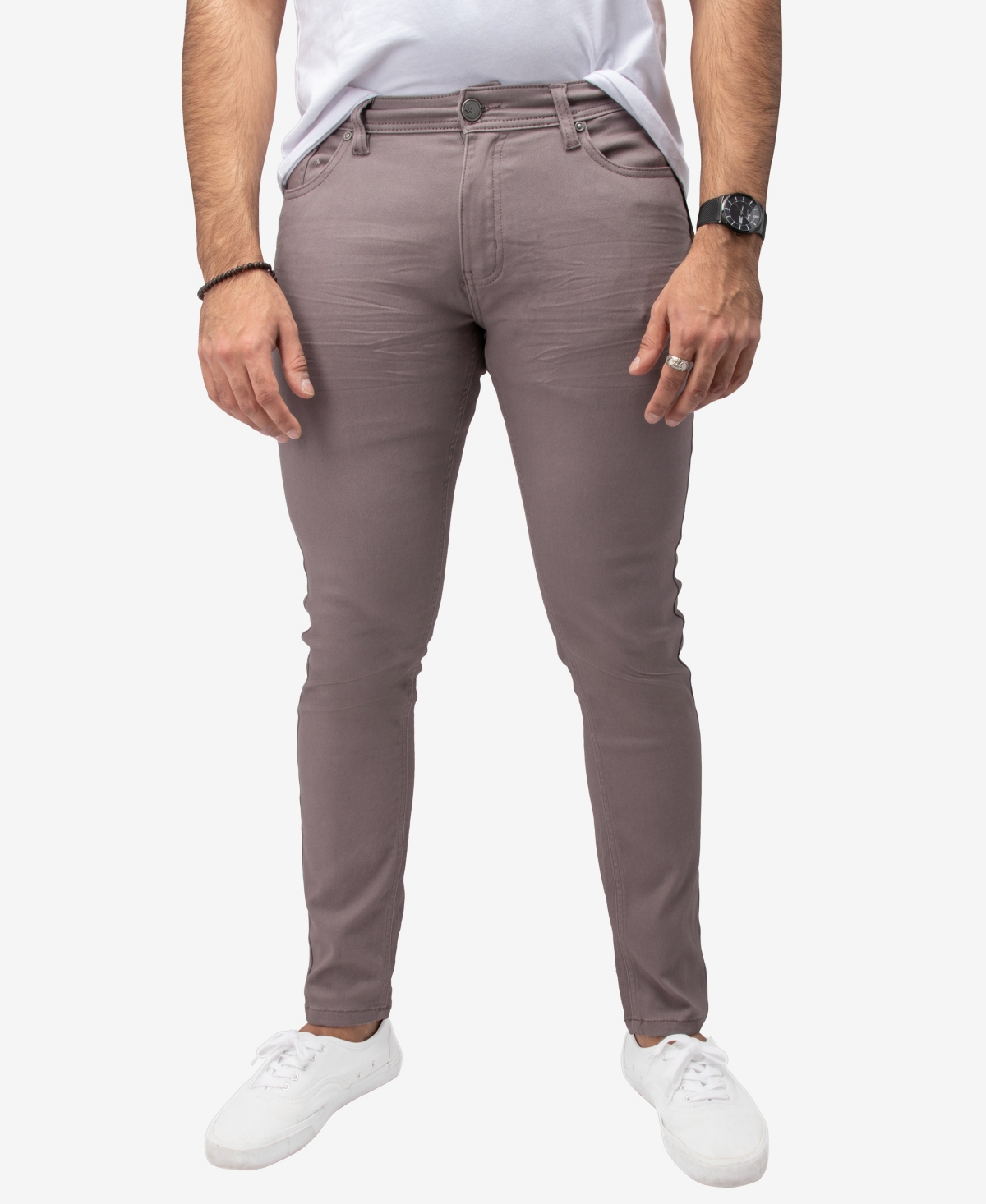 Shop X-ray Men's Stretch Commuter Chino Pants In Gray
