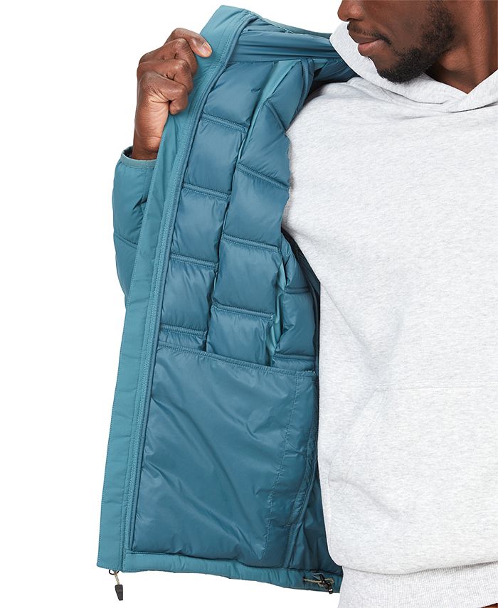 Cotton/Poly Blend With Hood Team Logos Mens Quilted Jacket