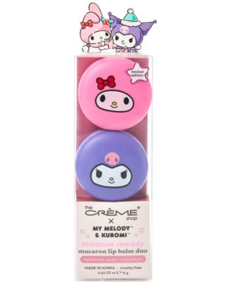 MARROW CREAM 2点セット The Crème Shop 2-Pc. My Melody & Kuromi Macaron Lip Balm Set - Macy's