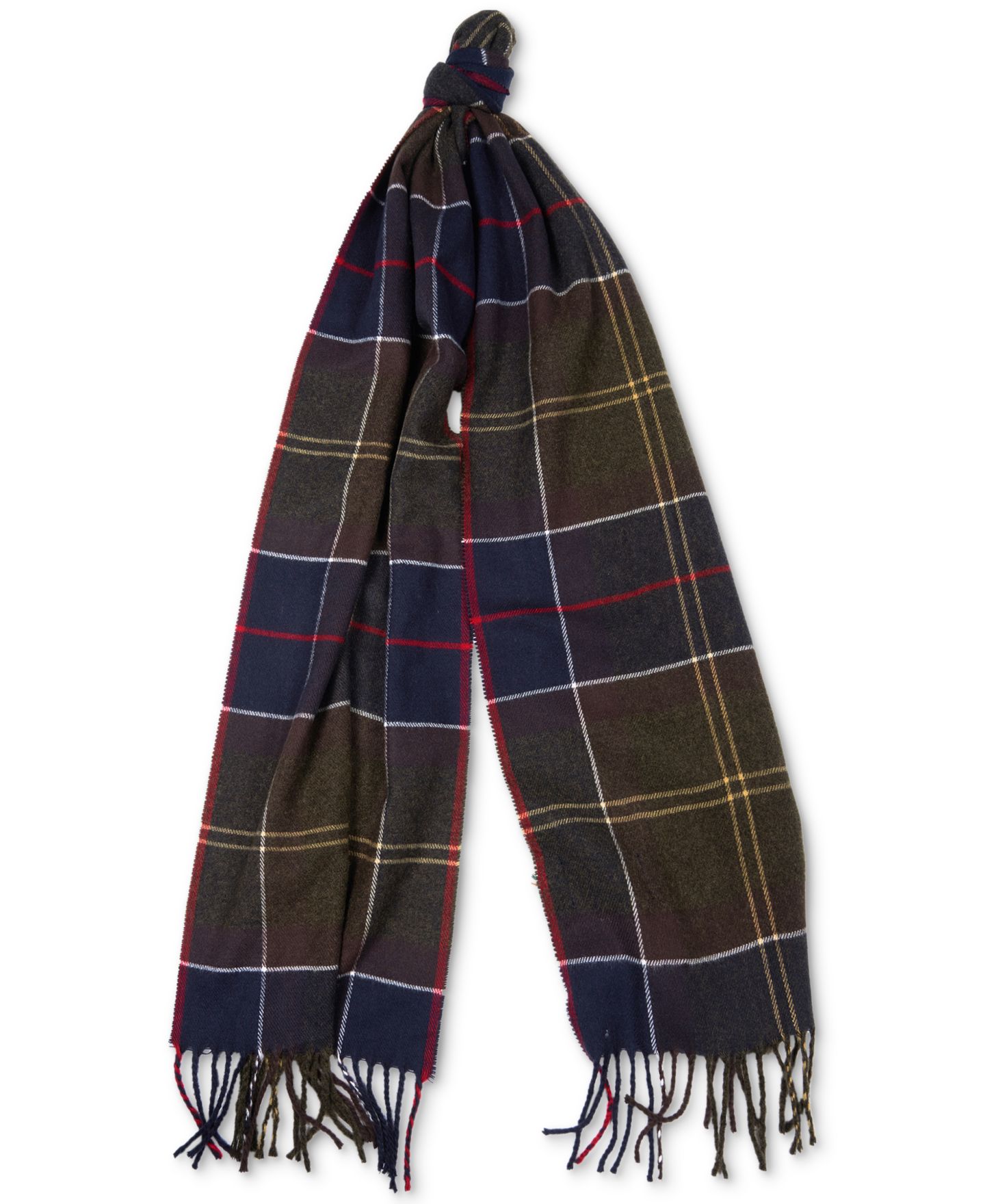 Мужской шарф Barbour Galingale Check Tartan, цвет: Classic Tartan — фото 2