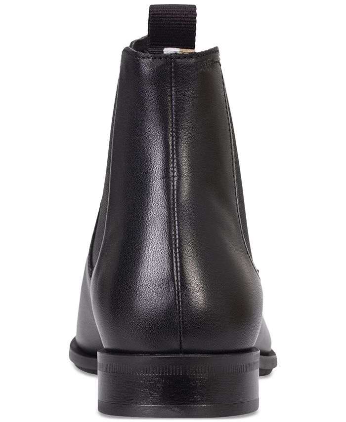 BOSS Chelsea Boot Uomo - Stivaletti Stringati In Sintetico, Suola In Poliuretano, Comfort Ottimale