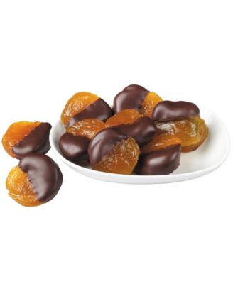 Dark Chocolate Glaceed Apricots, 9 Piece