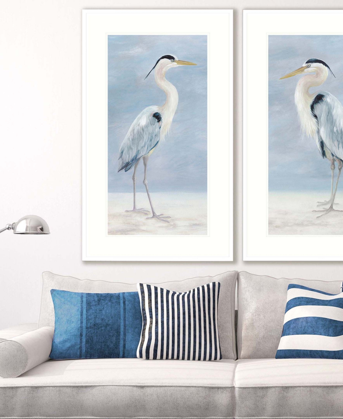 Paragon Picture Gallery Coastal Calm Ii Framed Art In Blue