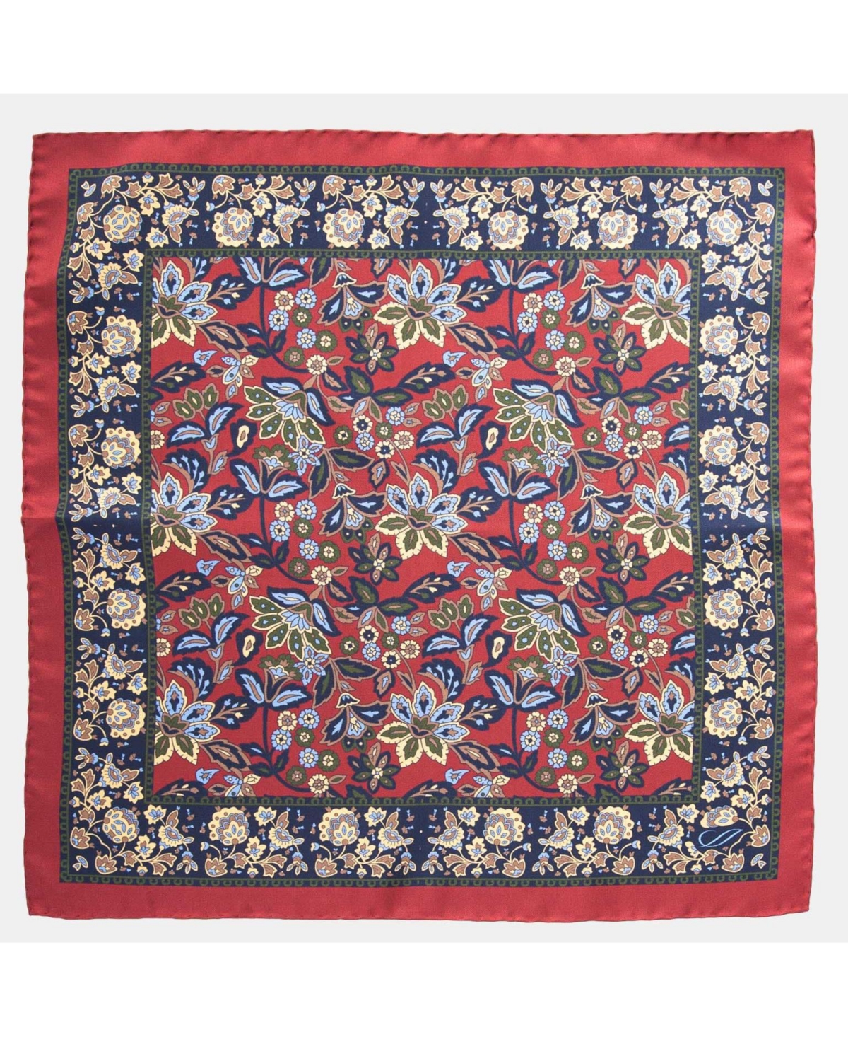 Elizabetta Men's Farnese - Large Silk Pocket Square for Men