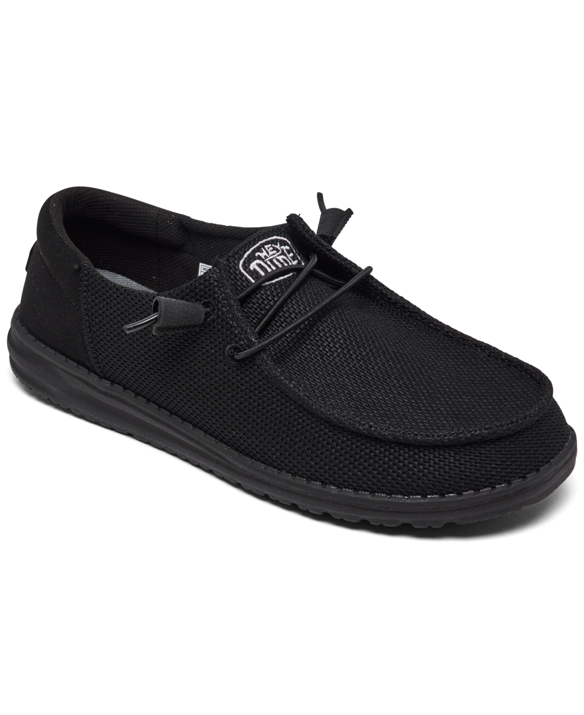 Women's Wendy Funk Mono Casual Moccasin Sneakers from Finish Line - Black