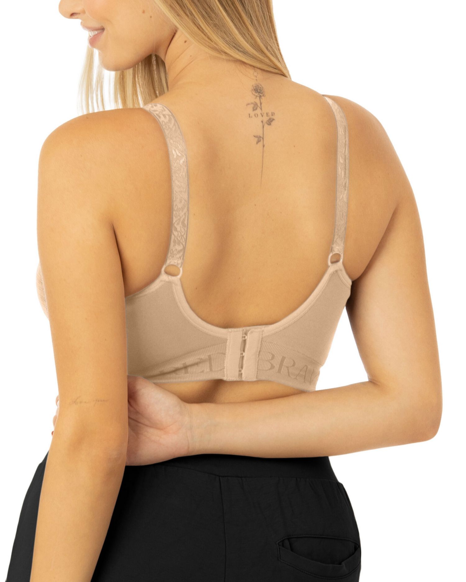 Plus Size Busty Sublime Hands-Free Pumping & Nursing Bra Fits 42B-48H