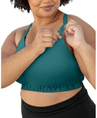 Plus Size Busty Sublime Hands-Free Pumping & Nursing Sports Bra Fits 42E-46I